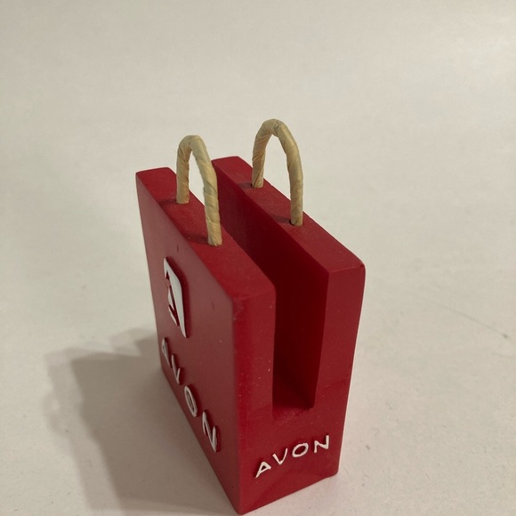 Business Card Holder Avon Vintage - Picture 2 of 3